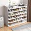 Warm white MDF shoe cabinet-1710999532-1710999535