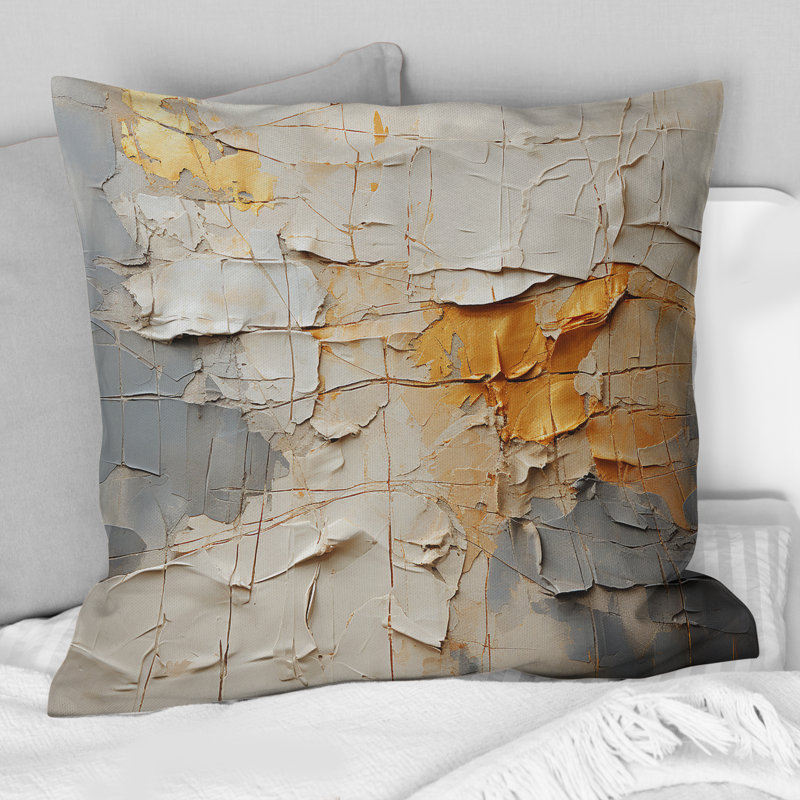 Coussin Transcendent Textures IV - Abstract Collages