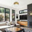 10.125"H Jenaia Mixed-Material Drum Shade Ceiling Light
