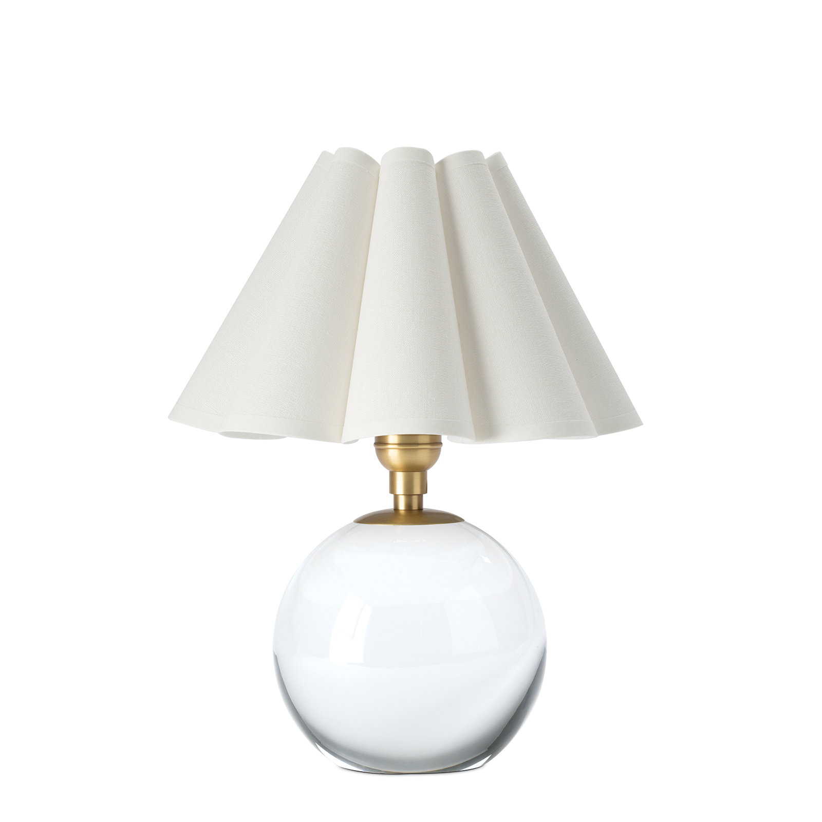 Giorgio Crystal Mini Lamp, Gold, White