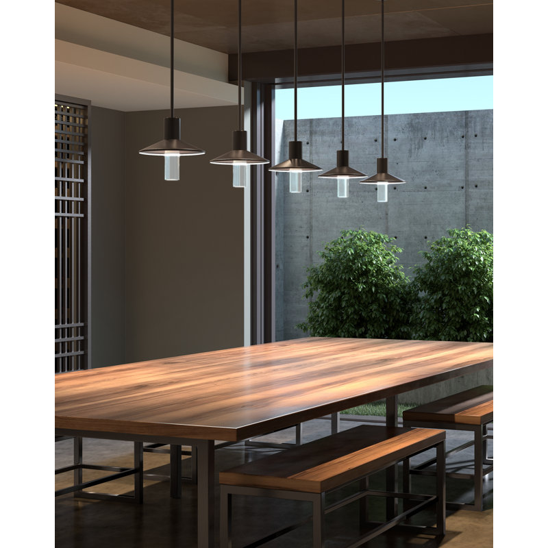 Ash LED Outdoor Armed Sconce, 10" H x 10.5" W x 12.5" D, Bronze