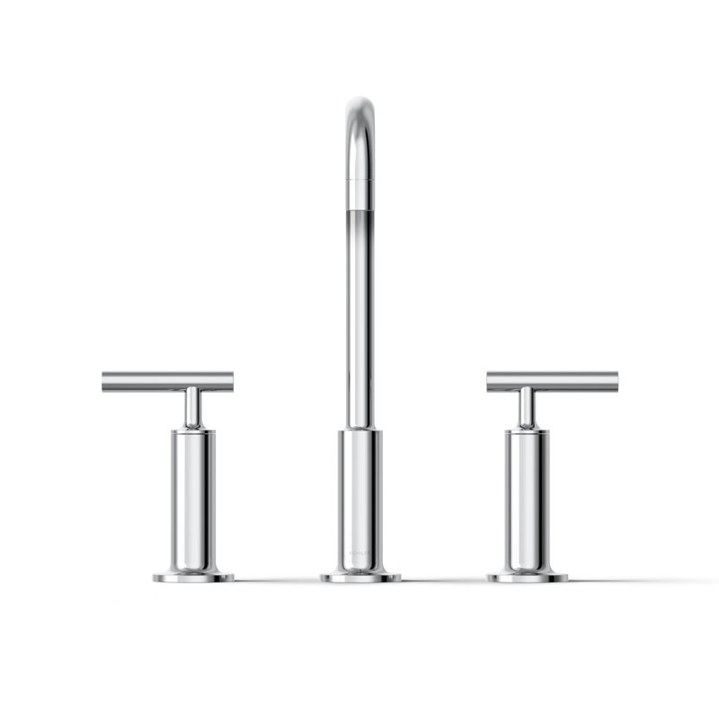 Purist Widespread Bathroom Faucet, Polished Chrome