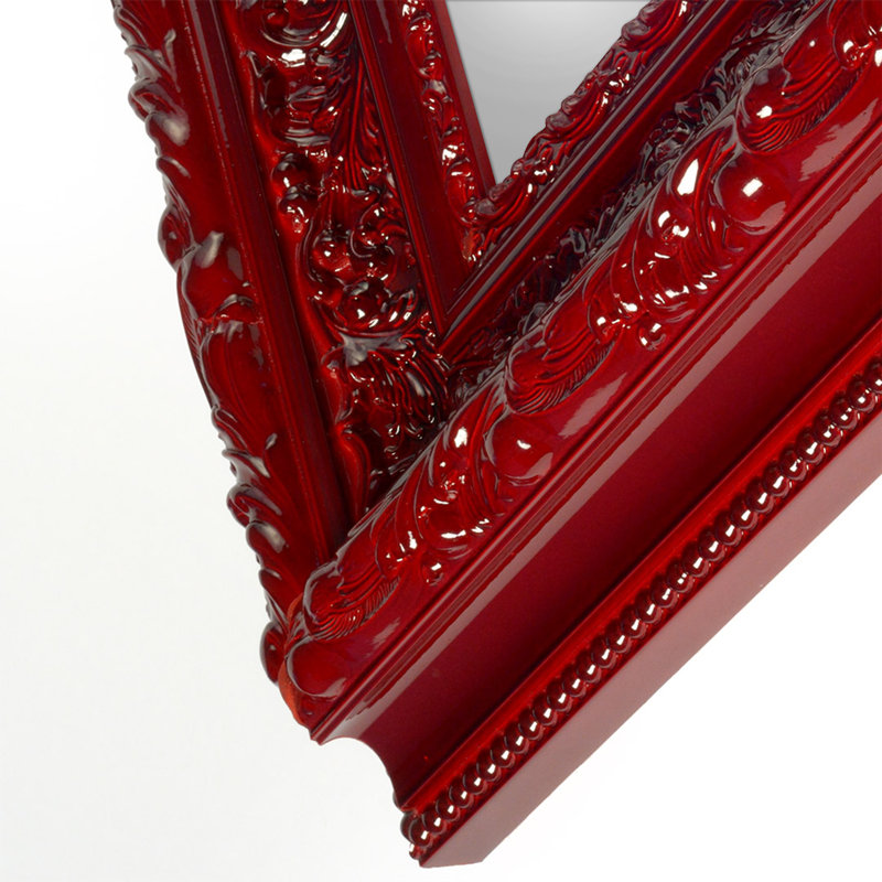 Miroir Elite, Rouge électrique, 49 po x 49 po