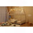 Wood Full Size House Bed With Guardrail And LED, White-686604458