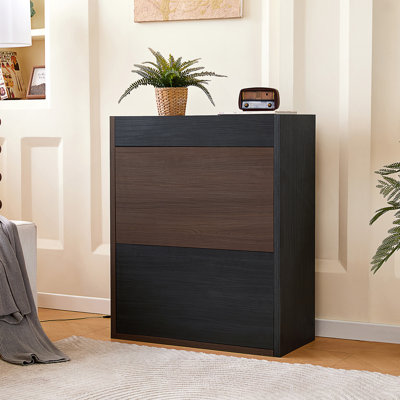 Adjustable Rotating Storage Cabinet With Drawer And Flip Doors For Versatile Home Organization.