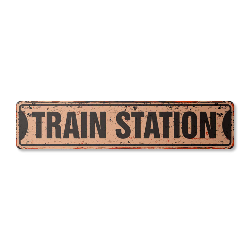 Plaque de rue en plastique robuste 6 po x 24 po