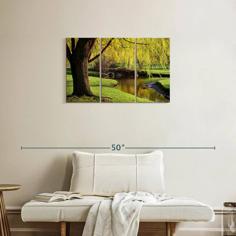 Harnek Willow Trees In Michigan Park, 20" H x 33" W
