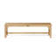 Mildred Outdoor Teak Dining Bench