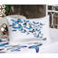 Drap-housse et coussin décoratif Ambesonne Blue Blue Sky Blue Black-106788623