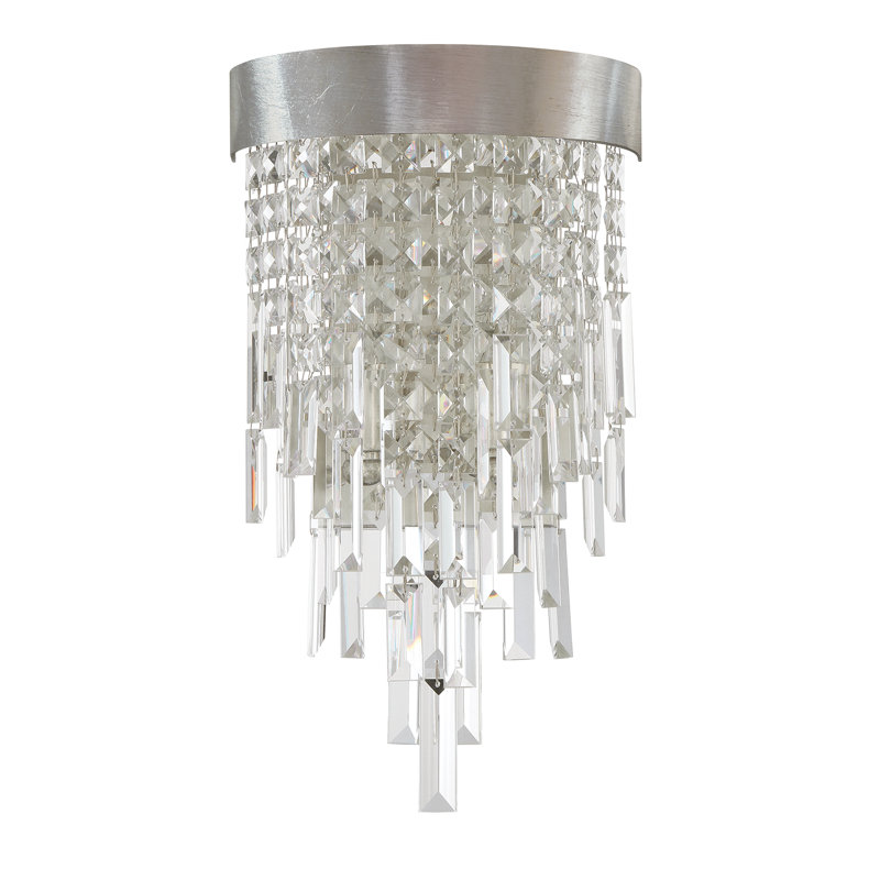 Michiharu 2 Light Antique Silver Sconce