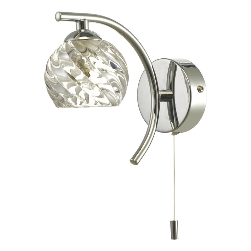 Orcutt Armed Sconce, Polished Chrome