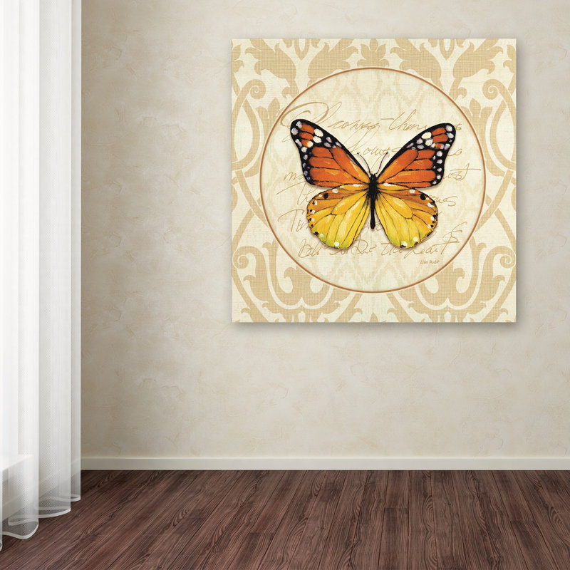 Lisa Audit Butterfly Canvas Art in Modern Gallery Wrap