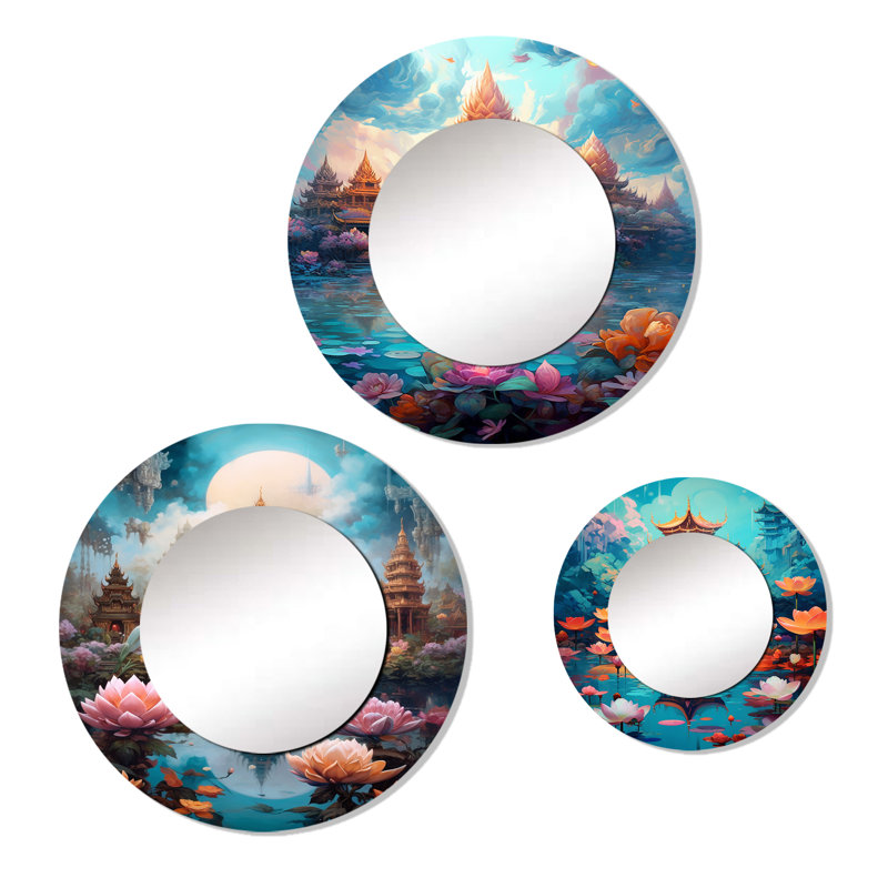 Cid Metal Round Mirror