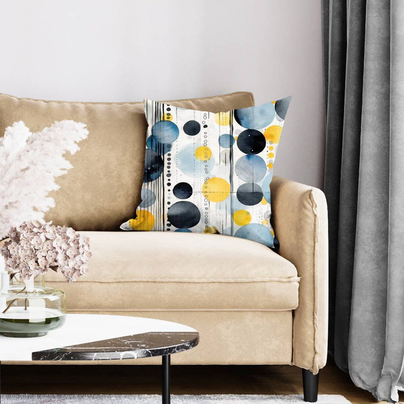 Oceanic Bubbles Abstract Bathroom Poly Twill Throw | Home Decor