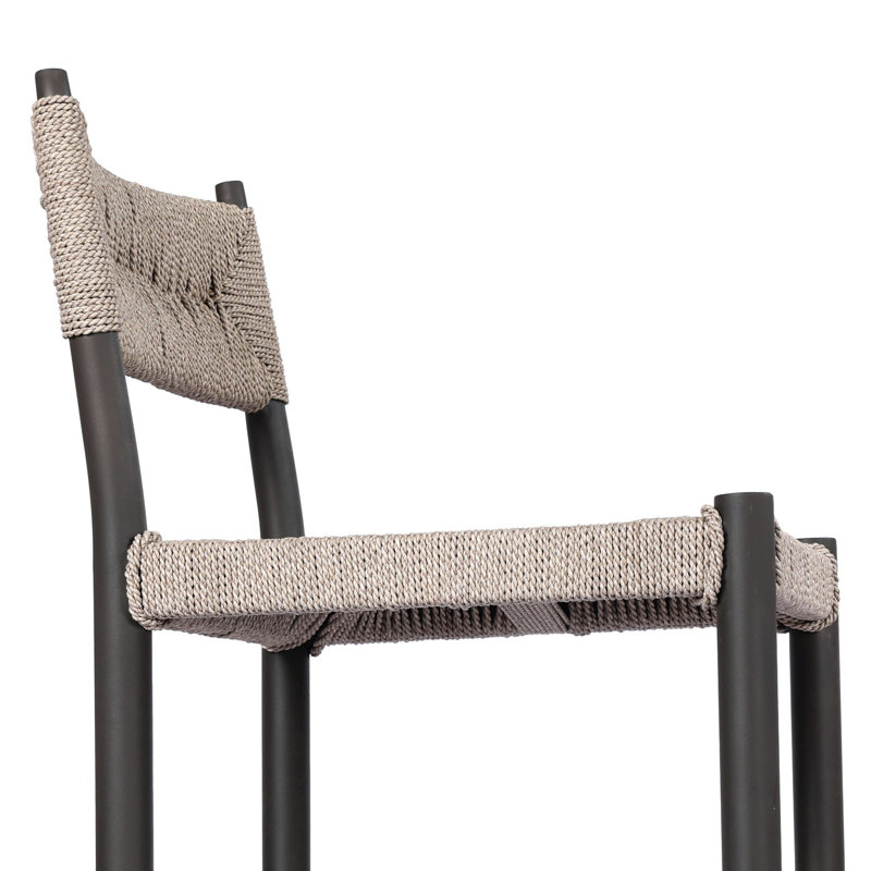 Lomas Outdoor Metal Stool-Bronze-Counter, 30"