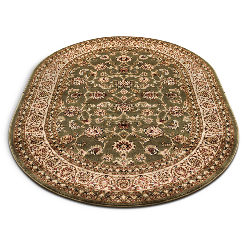 Treanor Oriental Indoor Rug, Oval 5'3" x 6'10"