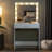 Leeandrew Vanity Desk with Drawers, Cabinet, Stool & Charging Ports-120842924