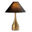 Lampe de table conique en métal