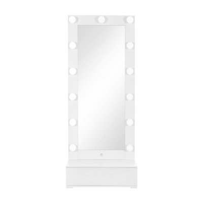 MIROIR ELISA WHITE NARROW TALL