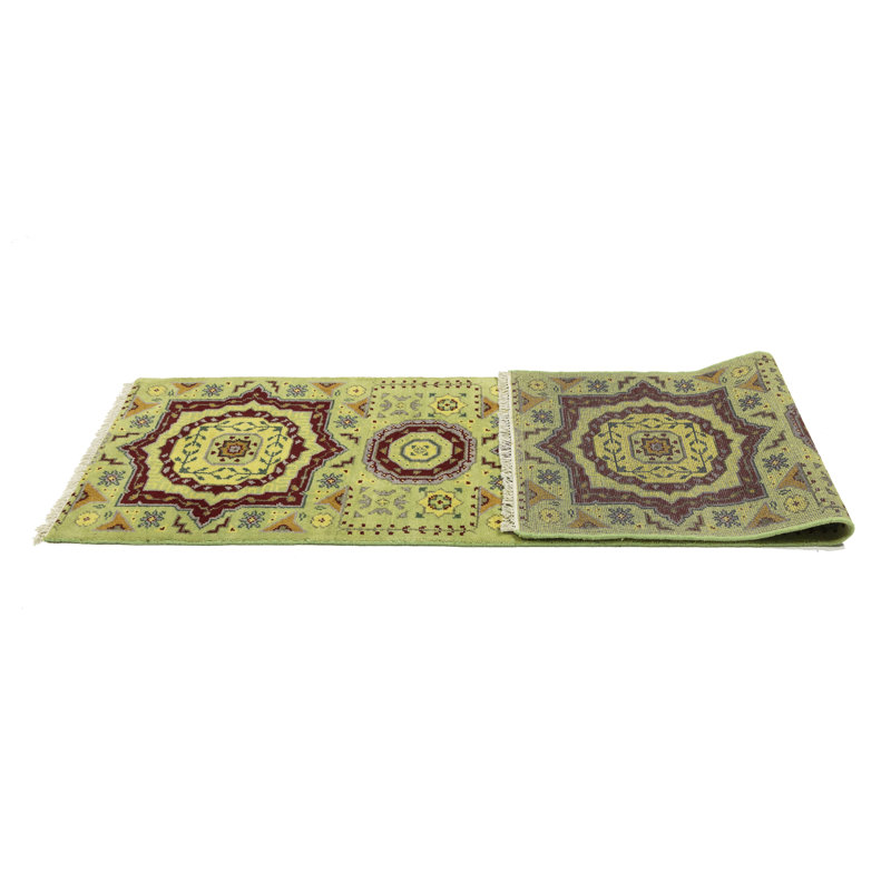 Tapis traditionnel en laine Shynar, Tapis de couloir 2 pi 7 po x 9 pi 7 po