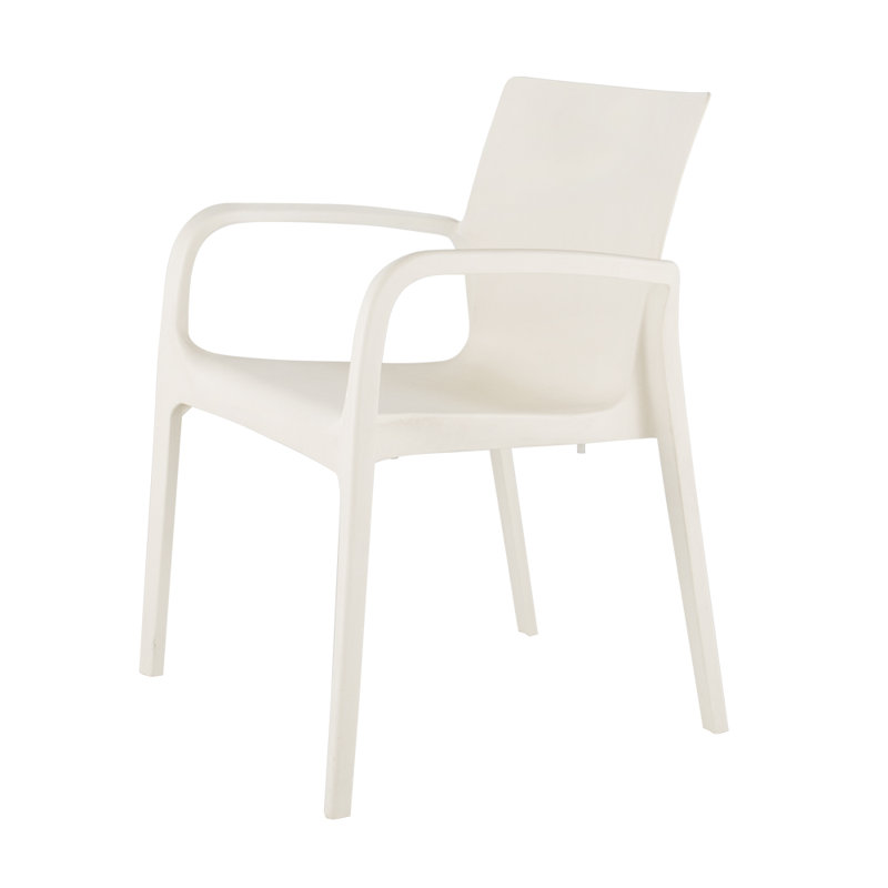 Fauteuil de patio Alissa, Blanc