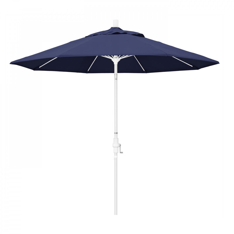 Parasol de marché 9 pi Hemenway, Performance kiwi, Matted White