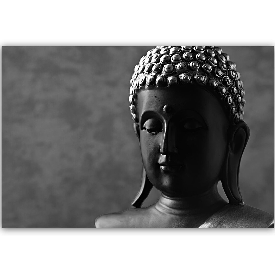 Leinwandbild Buddha-Figur