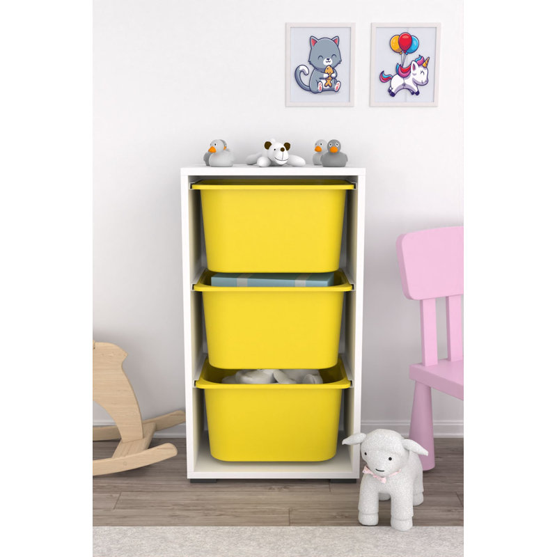 Armoire polyvalente, Jaune