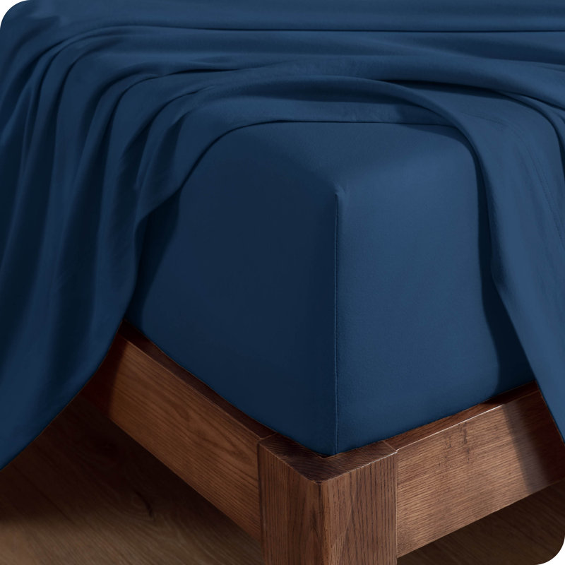 Organic Cotton Jersey Full Sheet Set in Forest Green