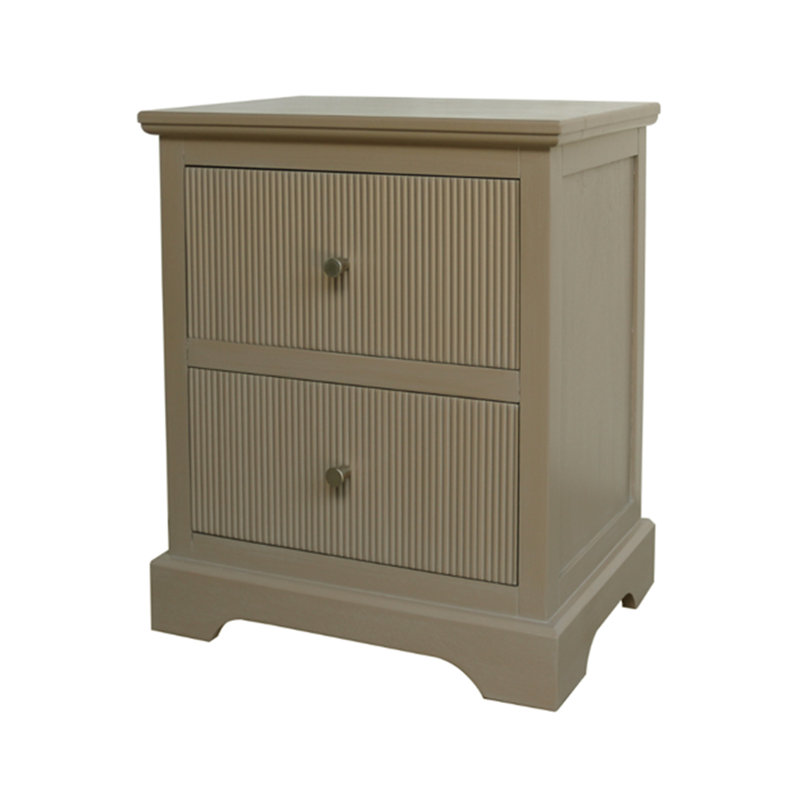 Adalicia 45cm W Solid + Manufactured Wood Bedside Table