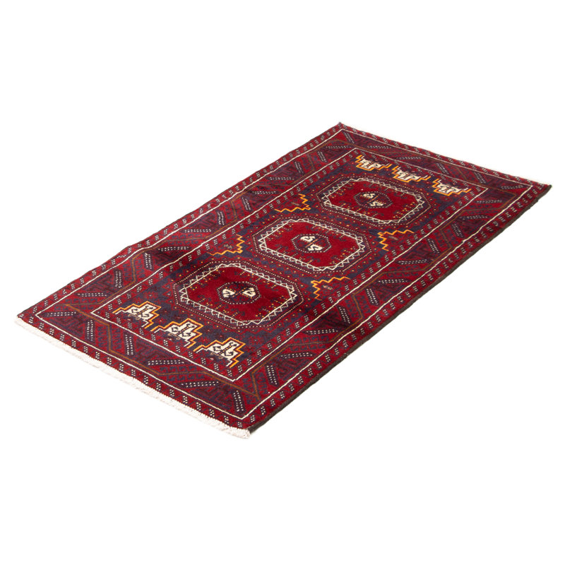 Tapis unique en laine noué à la main nouvel âge 3 pi 3 po x 6 pi 3 po Avenal