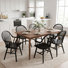 Hughes Windsor-Back Solid Wood Dining Chair