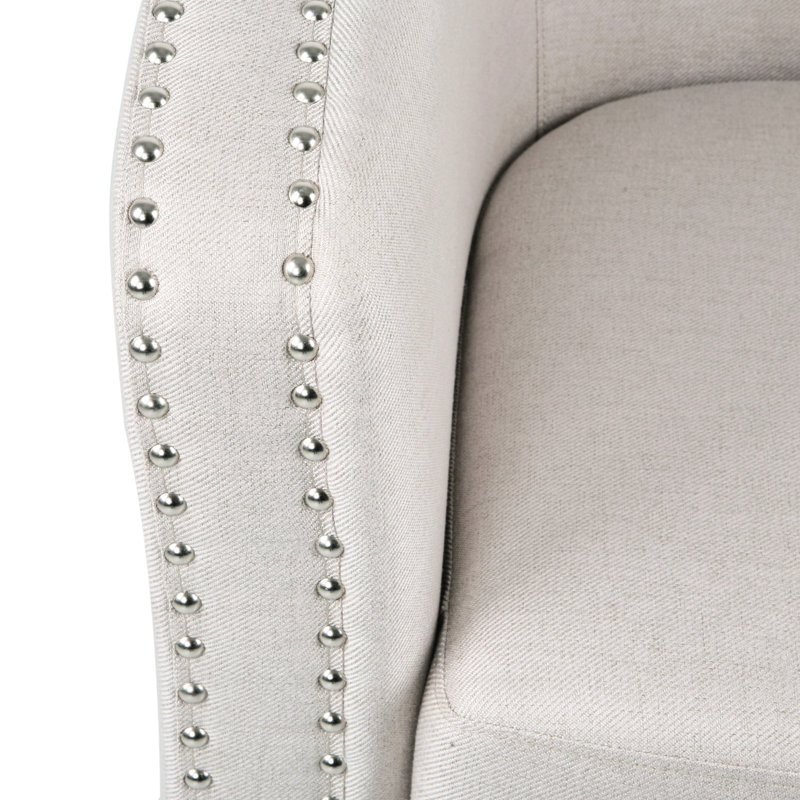 Chaise pivotante contemporaine - Plusieurs options de couleurs: pivotant élégant avec pieds noirs d'une largeur de 31,9 po