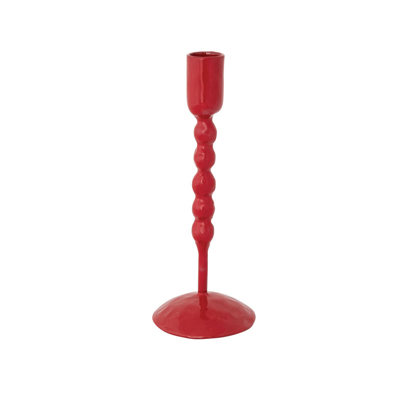 Porte-cône en fer émaillé rouge, Rouge