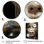 Portrait de femme glamour noir doré - art mural mode femme pour le salon-2122450004-2122450014