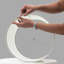 Abat-jour Polylinen, blanc, rond