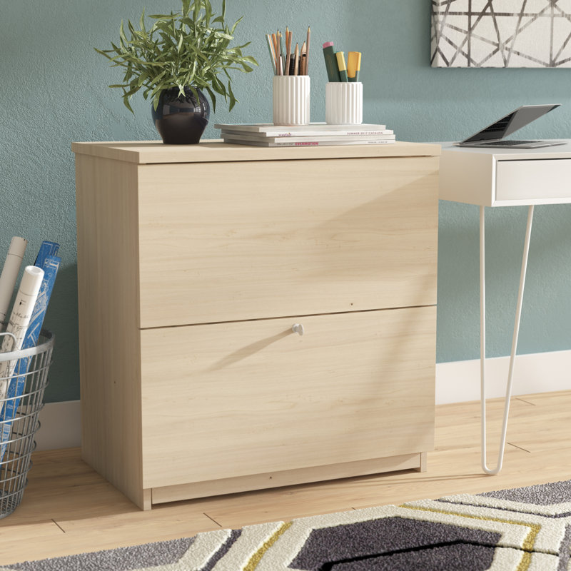 Pasiak 28.4'' Wide 2 -Drawer File Cabinet, Northern Maple