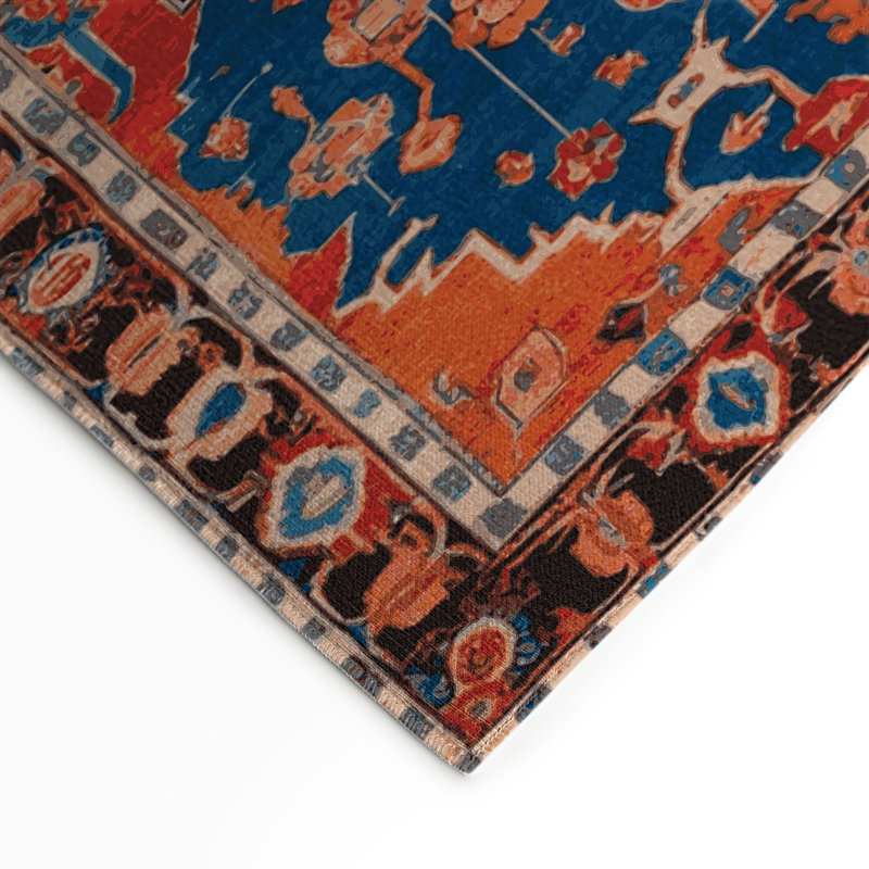 Tapis gris d'intérieur et d'extérieur Tabriz, Rectangulaire 3 pi x 5 pi
