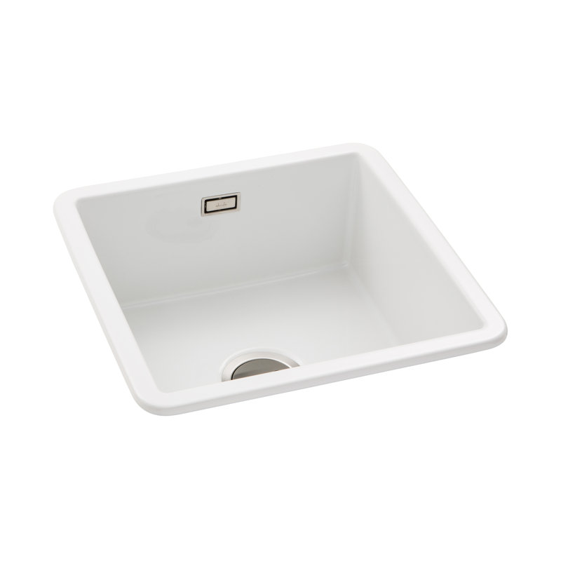 Abode Designs Sandon 460mm W Single Bowl Ceramic Kitchen Sink