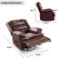 Fauteuil inclinable manuel pivotant 35,8 po-143349192