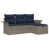 Structure grise / coussin bleu marine est en rupture de stock