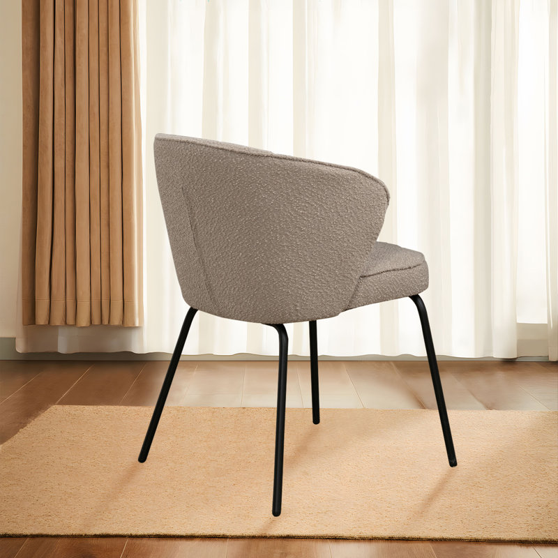 Dashanda 19.3'' H Upholstered Metal Side Chair