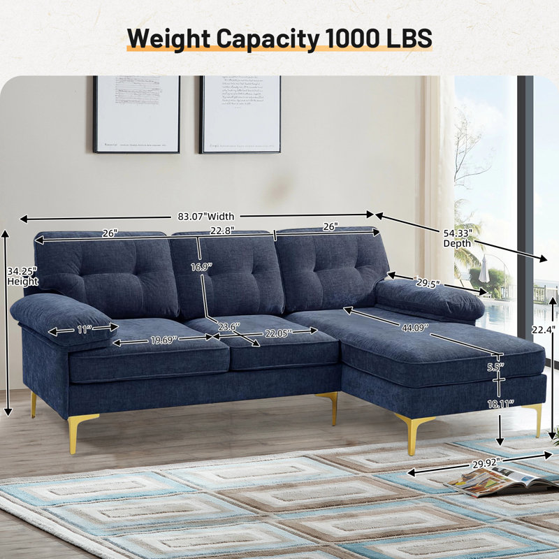Premont 83 po, Navy Chenille