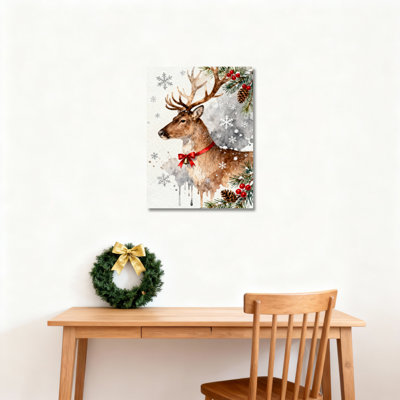 Art mural sur toile, flocons de neige