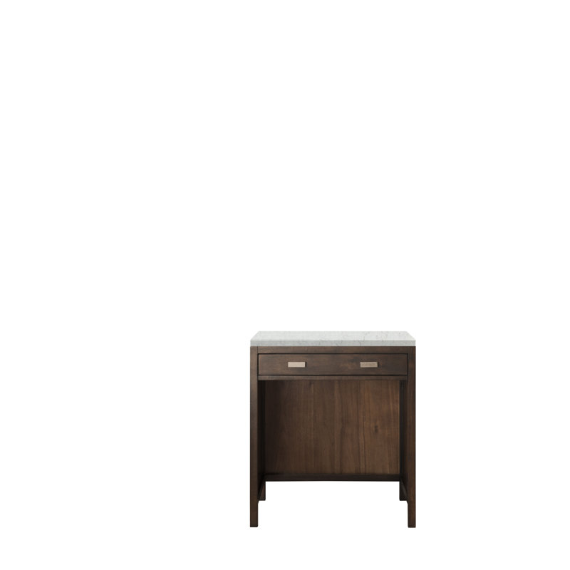 Addison Vanity, Eternal Jasmine Pearl, Mid-Century Acacia
