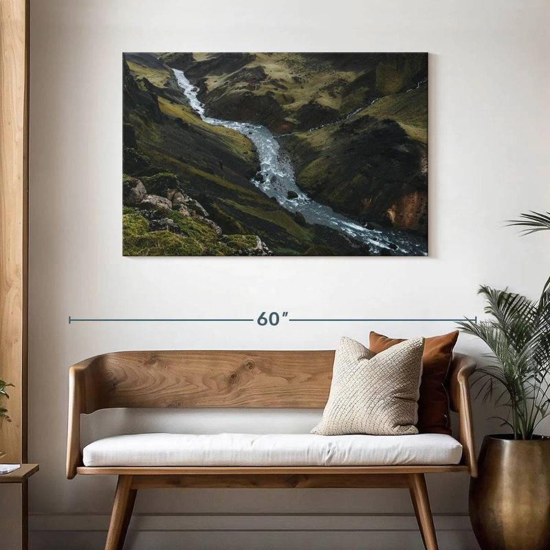 Alvord, rivière Islande, H 30 po x l 45 po