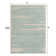 Kaylonie Modern Berber Stripe Cream/Turquoise Rug