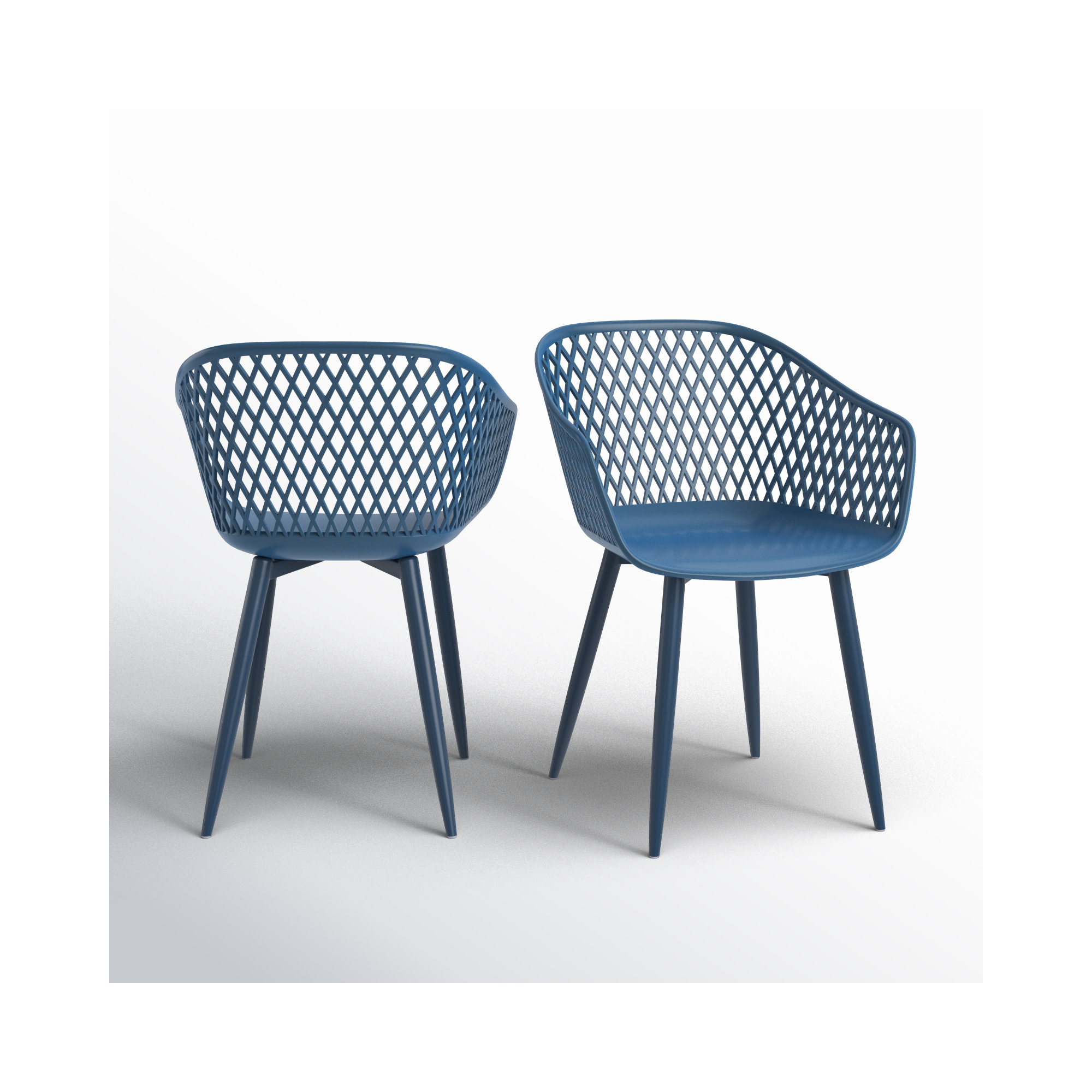 Newark Patio Dining Armchair, Blue