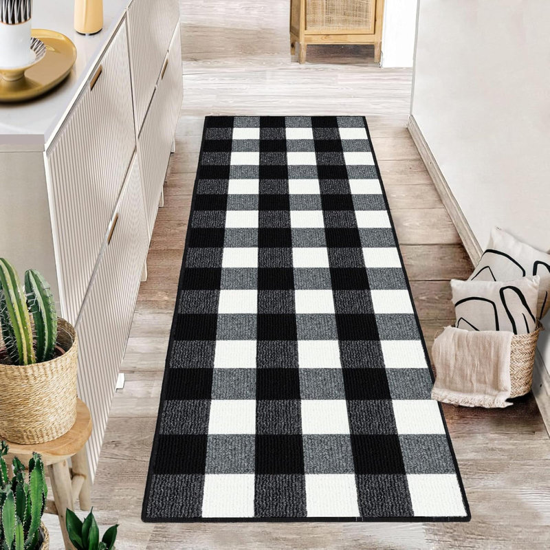 Tapis d'extérieur à carreaux Buffalo, Plastique polypropylène, L 24 po x L 71 po