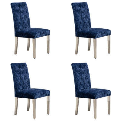 Karyle 19.29'' H Tufted Velvet Upholstered Side Chair